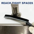 thumbnail image 2 of Cepillo limpiador de lechada con mango duro para fregar juntas profundas de azulejos cerdas rígidas en ángulo para duchas, bañeras y cocinas, 2 of 5