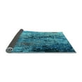 thumbnail image 2 of Ahgly Company Indoor Square Oriental Light Blue Industrial Area Rugs, 8' Square, 2 of 4