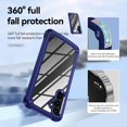 thumbnail image 5 of Phone Case for Samsung Galaxy A54 5G Clear Transparent TPU Cell Cover with Screen Protector and Slim Shockproof Silicone Military Grade Protective A 54 54A SM A546U 2023 Women Men Blue, 5 of 14