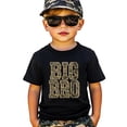 thumbnail image 4 of Big Bro Camo Shirt for Boys Matching Sibling Graphic Tee Camouflage Older Brother TShirt Black Shirt 12 Months, 4 of 8