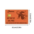 thumbnail image 3 of 10 Intriguing Prison Escape Designs: Credit Card Stickers Durable Plastic Unique, 3 of 8