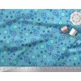 thumbnail image 3 of Soimoi Tissu Popeline de Coton Imprimé Floral & Paisley Tissu de Couture Yard 56 Pouces de Large, 3 of 3