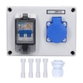 thumbnail image 2 of Caja De Toma De Corriente, Montaje Con Tornillo, Cubierta Con Bisagras De Cierre Automático, Toma De Corriente Con 230V 40A 1P+N RCD Para Lugares Interiores Y Exteriores, 2 of 7