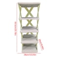 thumbnail image 3 of Czzoypi Shoe Rack Multi Layer Shoe Rack Household Small Shoe Cabinet Economic Dormitory Door Shoe Rack Installation Folding Shoe Cabinet, 3 of 5