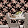 thumbnail image 2 of Norwall AF37700 Grand Floral Pre-Pasted Wallpaper, Black, Ebony, Plum, Pink, French Rose, 2 of 2