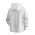 thumbnail image 4 of Men's Summer Sun Protection Hooded Jacket Ice Silk Cooling Long Sleeve Top Casual Fishing Hiking Travel Outdoor Windbreaker Solid Color | AESTIVO,Gray L, 4 of 8