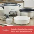 thumbnail image 4 of BLACK+DECKER 14-Cup Digital Rice Cooker and Steamer, White, RCD514, 4 of 12