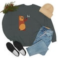 thumbnail image 3 of Peeking Bear Teen - Adult Unisex Pullover Sweatshirt. XL-5XL from TSmartArt @ Walmart, 3 of 5