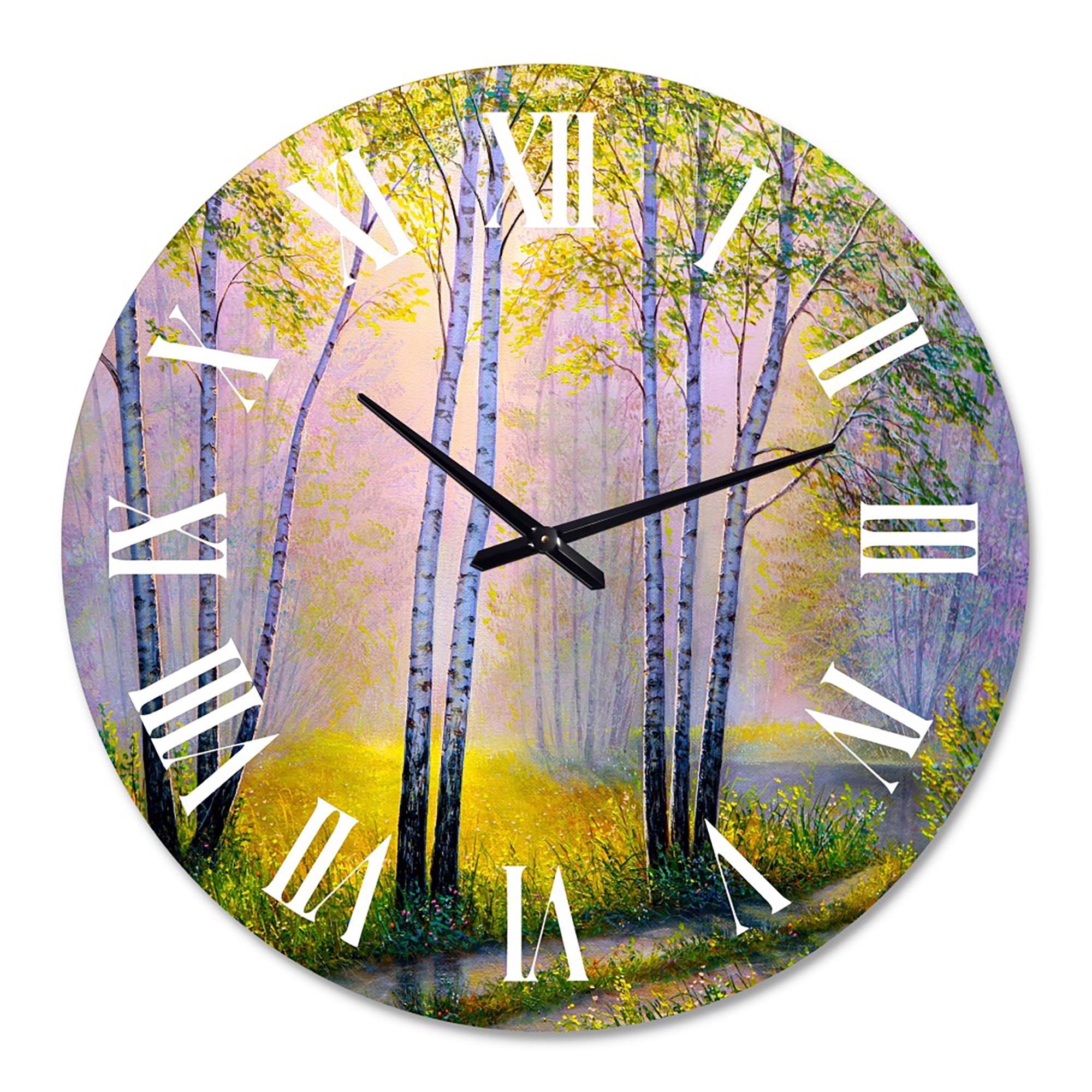 Designart 1 in Quartz Traditional Wall Clock