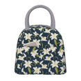thumbnail image 1 of Disketp Lilies Flowers Bolsa Térmica para Almuerzo, Lonchera con Abertura Amplia y Gran Capacidad, Organizador Reutilizable para Mujeres, Hombres y Adultos, 1 of 6