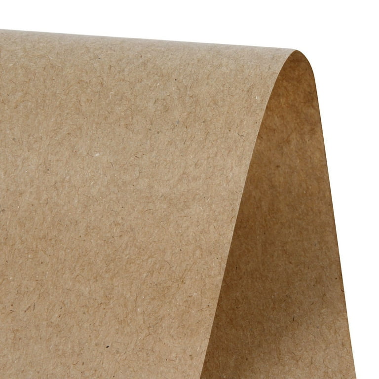 RUSPEPA Brown Kraft Paper Roll - 12 inch x 100 Feet - Natural Recycled Paper Perfect for Crafts, Art, Small Gift Wrapping, Packing, Postal, Shipping