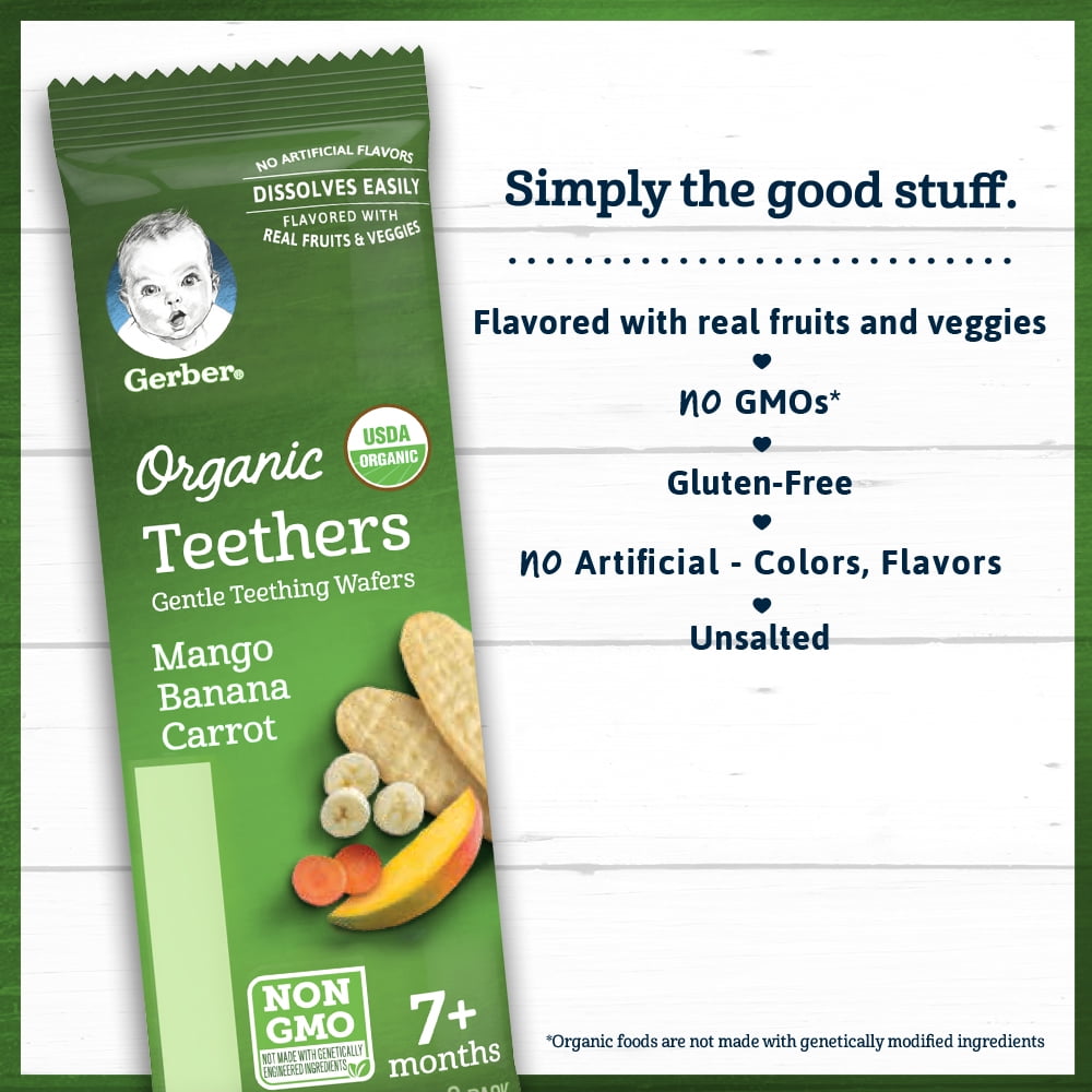 gerber organic teethers