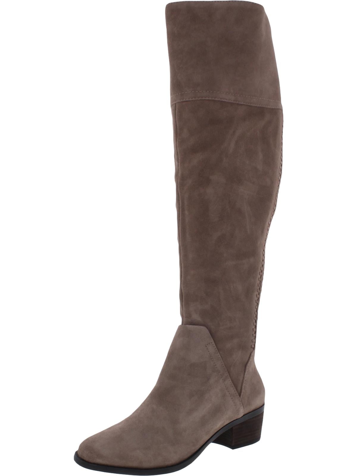 Vince Camuto Womens Bendra Distressed OverTheKnee Boots Taupe 8.5