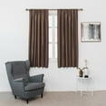 thumbnail image 7 of CUH 1PC Roman Curtain for Kids Room, Solid Color Tie-up Blackout Curtain for Kitchen, Cafe, Bathroom Small Windows - Rod Pocket, 7 of 7
