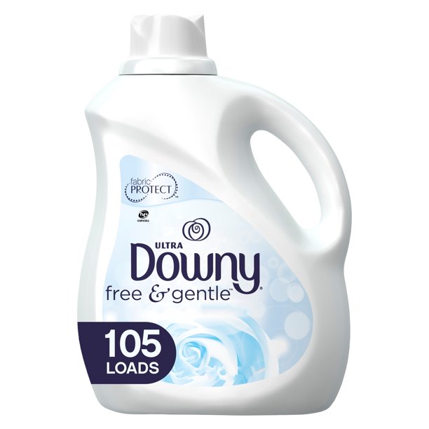 Downy Free Gentle 105 Loads Liquid Fabric Softener 90 Fl Oz Walmart Com Walmart Com