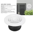thumbnail image 3 of Cubierta De Ventilación De Aire Acondicionado, Salida De Ventilación Redonda ABS De 100 Mm Para Baños, Cocinas, Espacios De Oficina, 3 of 7