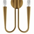 thumbnail image 3 of Sconce Wall Lamp Light Fixture, Gold, Metal, Living Kitchen Cafe Bistro Hospitality Restaurant, Modern Contemporary Boutique HB33937, 3 of 9