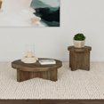 thumbnail image 2 of Kinkaid 2-piece Solid Wood Coffee and End Table Set Brown, 2 of 12
