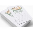 thumbnail image 2 of Inkdotpot 30Jungle Animals Baby Shower Invitation Cards Gender Neutral Fill In Blank Invites, 2 of 7