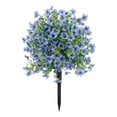 thumbnail image 1 of Shengyu PVC Natural With Artificial Plants Outdoor Collection Simply Insert Ground Nail Into Soil Blue, 1 of 6