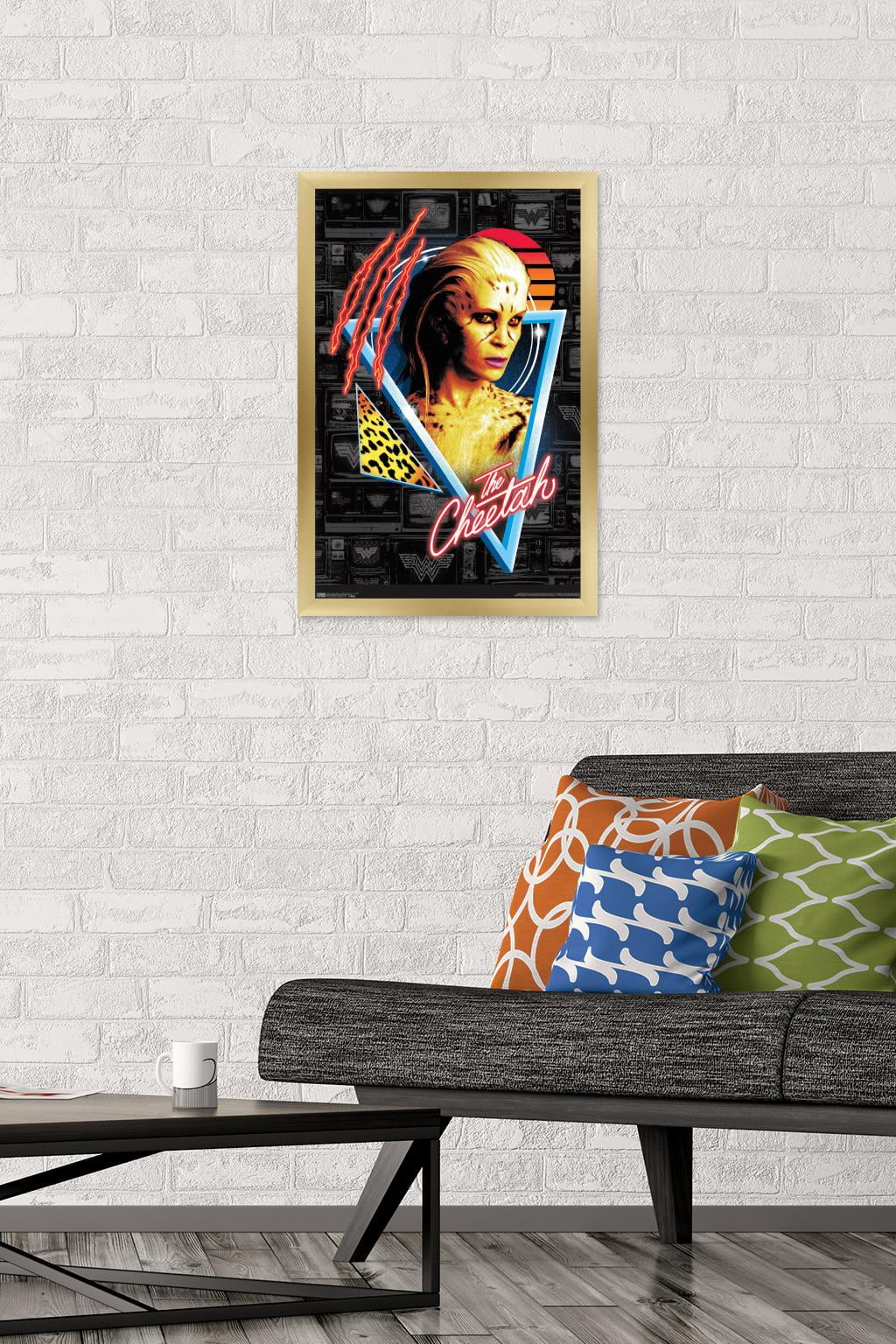 DC Comics Movie - Wonder Woman 1984 - The Cheetah Wall Poster, 14.725" x 22.375", Framed