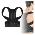 thumbnail image 2 of Corrector Postura  Bloosom Espalda Para Hombre Y Mujer Ajustable Faja Talla XL Negro, 2 of 5