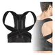 thumbnail image 2 of Corrector Postura  Bloosom Espalda Para Hombre Y Mujer Ajustable Faja Talla G Negro, 2 of 5
