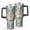 Pioneer Flower Floral-2, variant on 40oz Pioneer Flower Floral Print Pattern Insulated Tumbler with Handle, BPA-Free Leak Proof Lid and Straws, Double Wall Vacuum, Hot 12h/Cold 34h