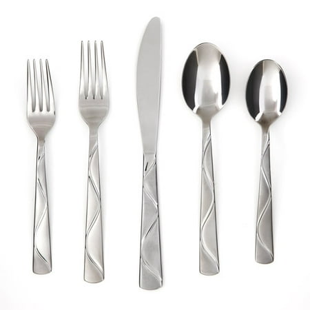 Cambridge Silversmiths Boa Frost Flatware Set, 20