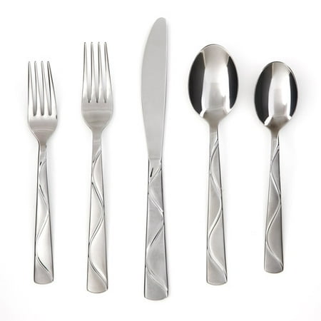 Cambridge Silversmiths Boa Frost 20-Piece Flatware Set