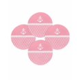 thumbnail image 7 of 15 Inch Round Placemats Set of 4, Anchor Morocco Non Slip Heat Insulation PP Table Mats, Modern Nautical Pink Boho Stripes Washable Place Mats for Kitchen Dining Party Table Decor, 7 of 7