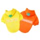 thumbnail image 1 of 2 sudaderas con capucha para perros de invierno, ropa cálida para perros pequeños, abrigo para cachorros y gatos (amarillo+naranja), 1 of 6