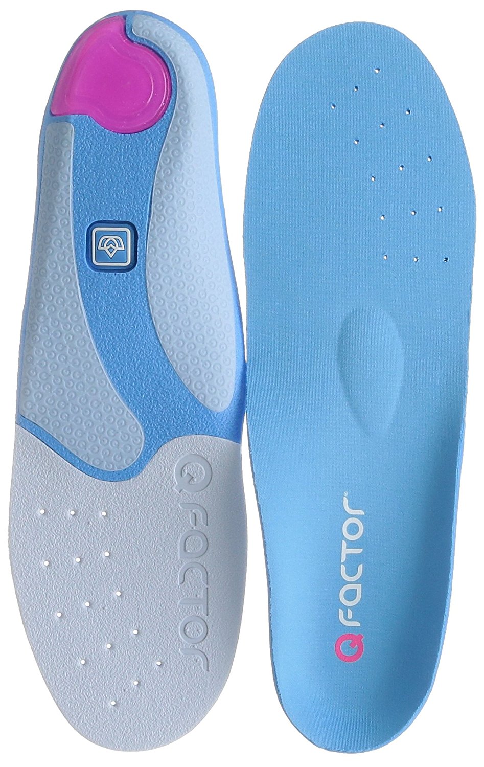 For Her Q Factor Cushion Arch Support Shoe Insole Designed for Women, Women's Size 910