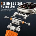thumbnail image 3 of Correa de reloj compatible con Apple Watch Series 10 de 46 mm, Ultra 2 de 49 mm, 9/8/7 de 45 mm, SE2/SE/6/5/4 de 44 mm, 3/2/1 de 42 mm, 3 of 9