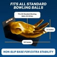 thumbnail image 3 of Hold My Ball Bowling Ball Holder – Gold Wall Mount Hand Display Rack for Ball Storage & Memorabilia | Ball Holder Display Stand for Collectors & Sports Fans, 3 of 7