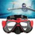 thumbnail image 1 of Action Camera Diving Goggles with Ultra Clear Lens Strong Construction, PC Silicone Diving Glass Dry Top Scuba  Equipped with Bracket for Scuba Diving Swimming, 1 of 7