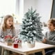 thumbnail image 4 of P Vc Chris Tmas Tr Ee Decoraciones navideñas de mesa Decoraciones de árbol de Navidad nevado Configuración de escena navideña Árbol de Navidad vacío Decoraciones de Halloween Decoración de otoño Decor, 4 of 6