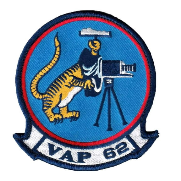 VAP-62 Tigers Squadron Patch  – Plastic Backing
