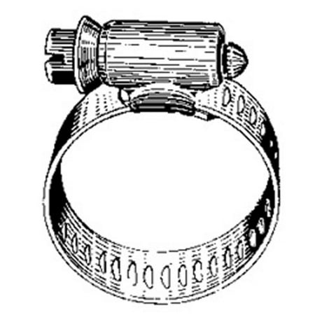

AMZ Clips And Fasteners #16 Partial Stainless Steel Hose Clamp