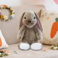thumbnail image 6 of ToyKingdee Adorable Floppy Ear Bunny Plush with Decorative Bandana, Soft Cuddly Stuffed Animal for Kids and Gifting, 6 of 6