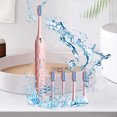 thumbnail image 2 of cvlncycling Clearance Electric Toothbrush For Adults,Electric Toothbrush With 5 Brush Heads- 5 Cleaning Modes,Smart 6-speed Timer Electric Toothbrush IPX7 Waterproof, 2 of 9