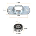 thumbnail image 2 of Uxcell 6300 2RS Deep Groove Ball Bearings 10x35x11mm Chrome Steel with Housing 2 Pack, 2 of 5