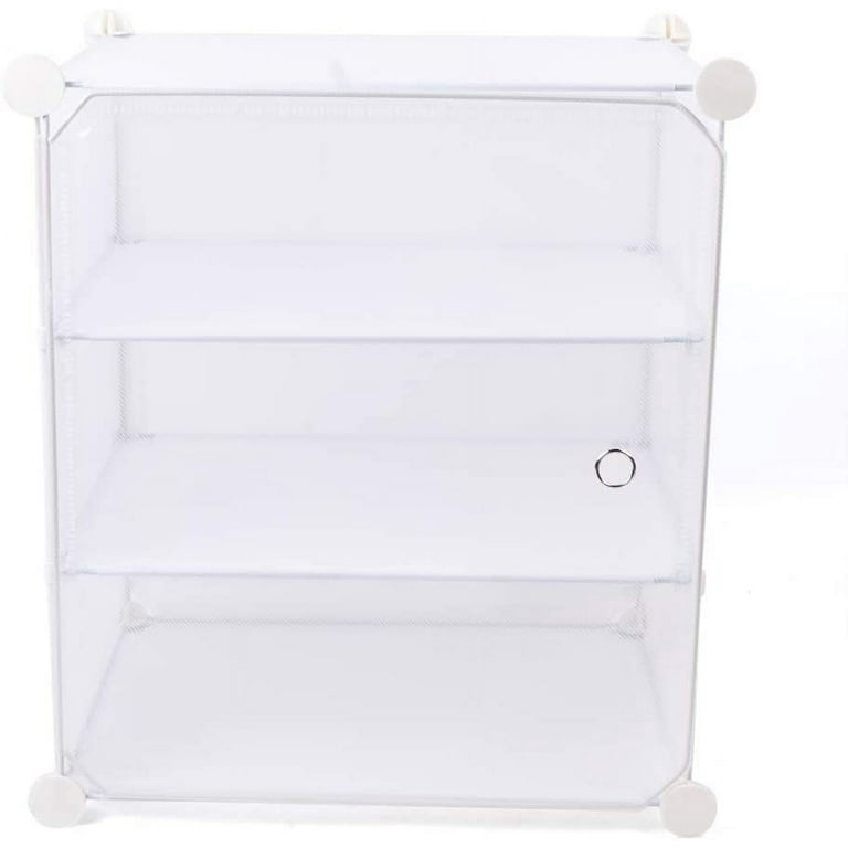 Benitaku Shoe Storage Organizer - Foldable Shoe Storage Cabinet with Doors  - Durable and Stable Shoe Storage Boxes - Stackable Shoe Rack Organizer for  Home - Ea…