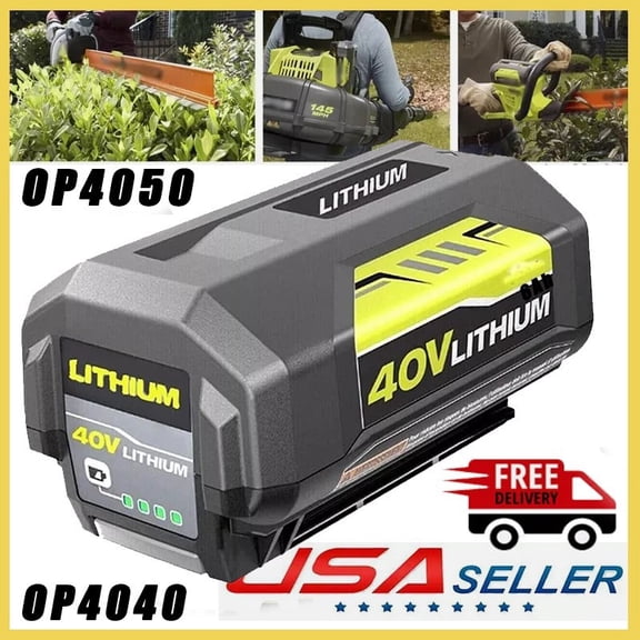 40V 6.0Ah OP4026 Lithium Battery for Ryobi 40 Vlot Power Tools OP4050A OP40601 OP4026A OP4040 OP4030