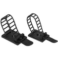 thumbnail image 3 of JacobsParts V3 Reusable Adhesive Cable Straps with Optional Screw Mount, Light Duty, 25 Pack (Black), 3 of 3