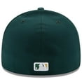 thumbnail image 4 of Men's New Era Green Athletics Road Authentic Collection On Field 59FIFTY Performance Fitted Hat, 4 of 5