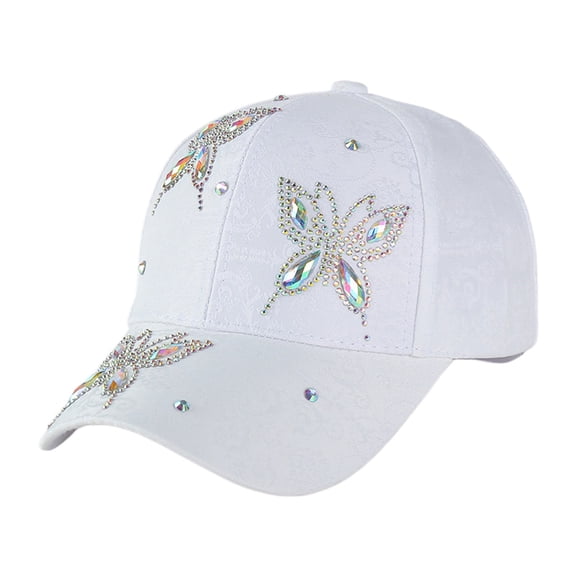 MEICHEN Ladies' Summer Garden Printed Sun Hat White Fashion Duck Cap Spring Casual Snapback Hat Pretty Baseball Cap for Women