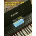thumbnail image 2 of Donner New Upgraded Digital Piano 88 Key Fully Weighted Keyboard with 16 Level Touch Sensitive for Beginner, with 600 Rhythms, 110 Demo Songs, 3 Pedals, Black, DDP-95, 2 of 7