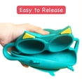 thumbnail image 6 of Owl Shaped Silicone Baby Toddler Plate Set with Non-Slip Base, Divided Feeding Bowl with Fork and Spoon, Multicolor, 6 of 7