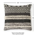 thumbnail image 4 of · REDEARTH · Handmade Boho Throw Pillow Covers - Bohemian Chic Farmhouse Style - Accent Woven Indoor and Outdoor Pillow Cushion Cases for Couch - Bed - Chair - Sofa - Benches – Set of 2-18"x18" -, 4 of 9